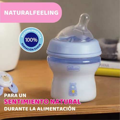 Chicco biberón Natural Feeling 0M+ efecto mamá 150 ml