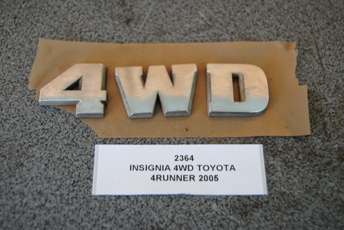 Insignia 4wd Toyota 4runner 2005