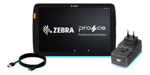 Kit Zebra Tablet Et40 10 Polegadas Com Fonte E Cabo (zbr02)