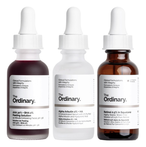 Peeling Solution, Alpha Arbutin, Retinol - The Ordinary