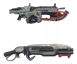 Neca Gears Of War Armas Gnasher Shotgun Y Lancer