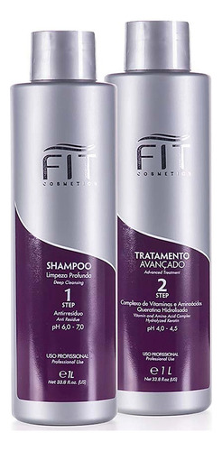 Progressiva Fit Cosmetics Tratamento Avançado 1l Shampoo 1l