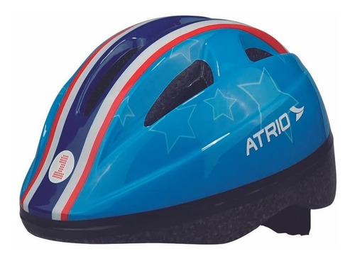 Capacete Infantil Estampa De Estrela Azul Atrio Bi040