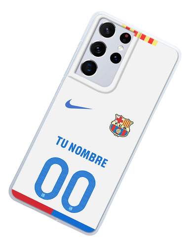 Funda Para Galaxy Barcelona Visita Personalizada Nombre