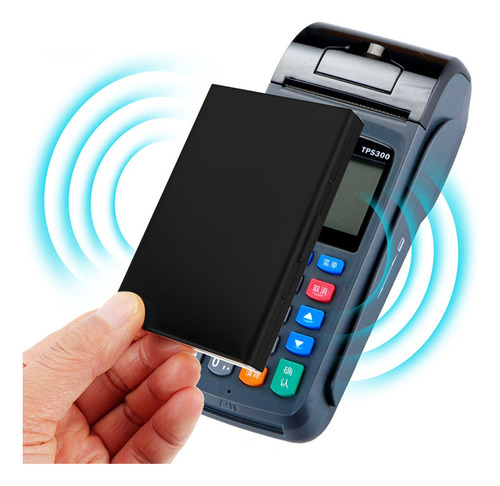 Funda Protectora Para Tarjetas De Crédito Acero Inoxida L