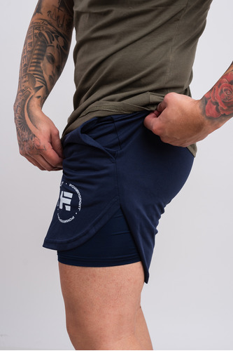 Short Gym Series Inner H Pws Icono Azul