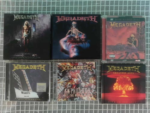 Megadeth Cd Dvd Edicion Especial Coleccion