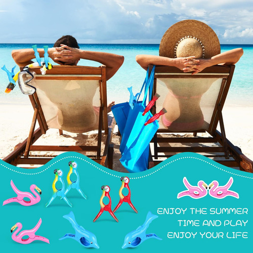 8 Clips De Toalla Playa Clips Para Silla Playa Para Toallas