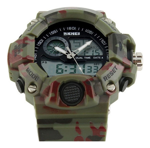 Reloj Digital Skmei 1029 Deportivo Caballero Camuflado