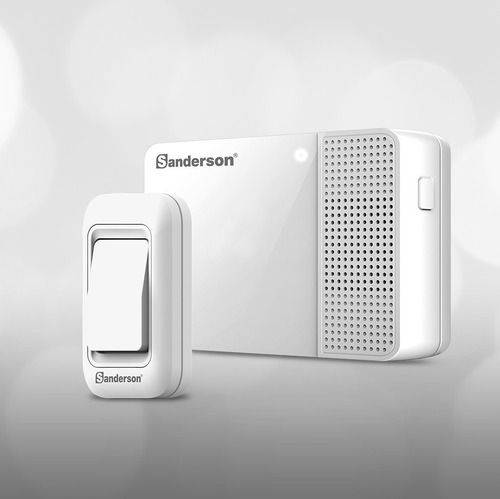 Imagen 2 de 8 de Timbre Inalambrico Sanderson Exterior Resistente Agua 200m