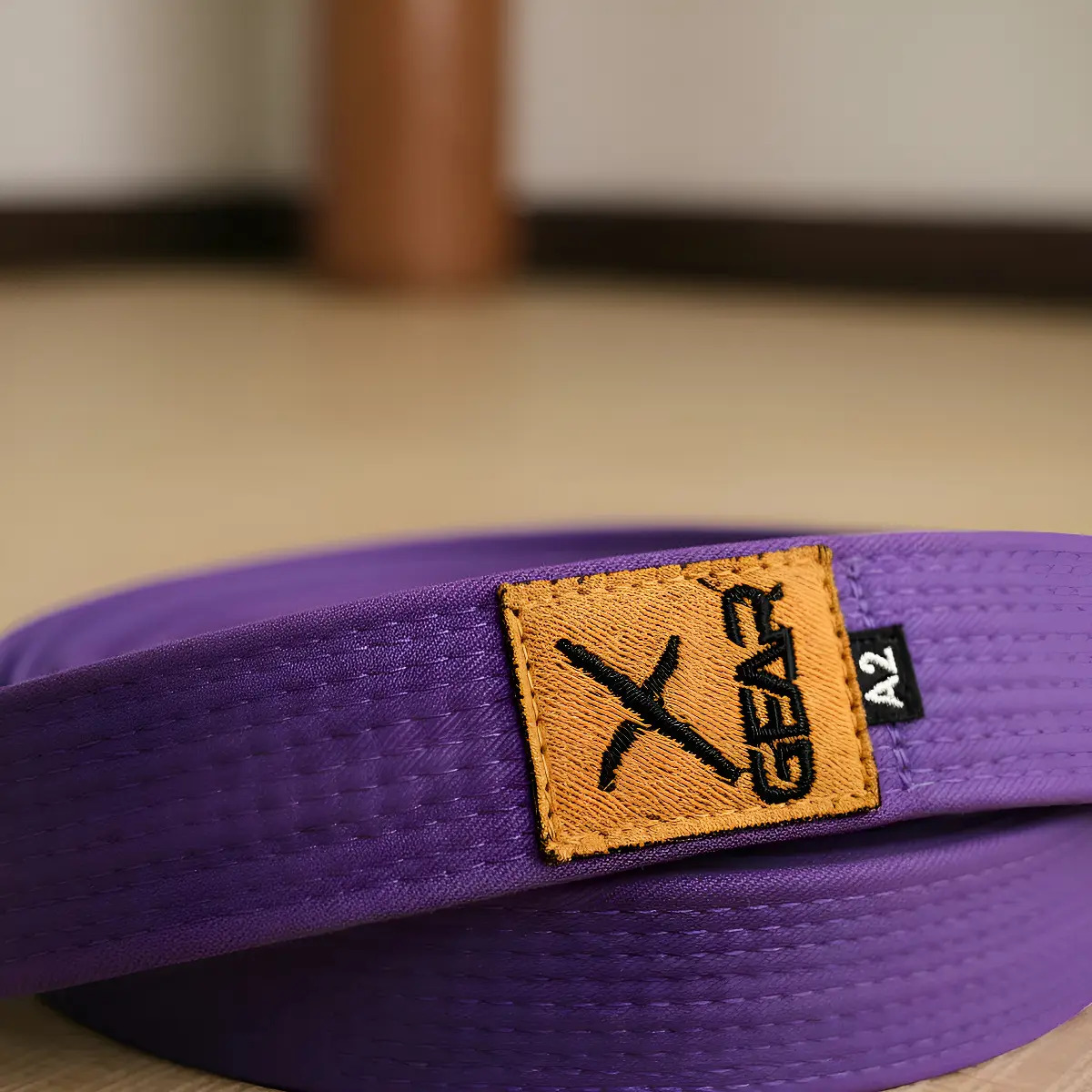 Faixa Jiu Jitsu Premium 12 Costuras - Xgear Cor Roxa Tamanho A2