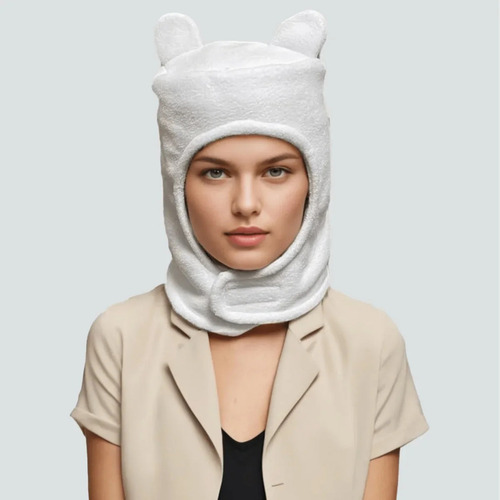 / Gorra Cálida De Invierno Con Forma De Oso Y Felpa For Moto