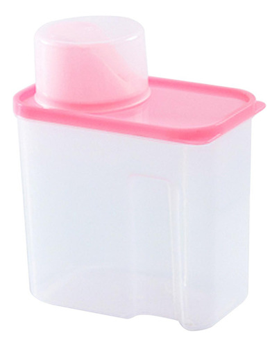 Contenedor De Detergente En Polvo Caja De 2l Rosa