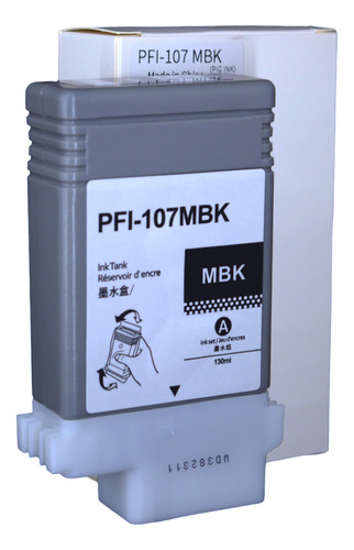 Cartucho Tinta Pfi-107mbk Alternativo Ipf 670 680 685