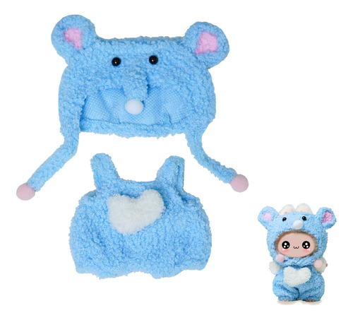 Conjunto De Ropa Con Accesorios Para Muñecas Labubu 17 Cm