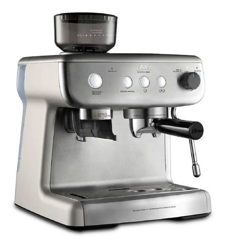 Imagen 3 de 6 de Cafetera Expresso Oster Con Molinillo Barista Max Bvstem300