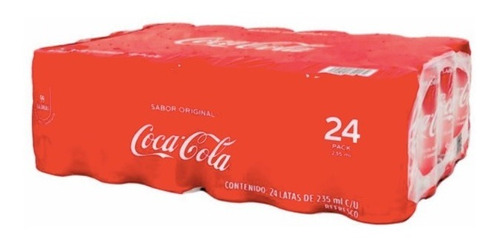 Refresco Coca Cola Mini 24 Piezas De 235 Ml 