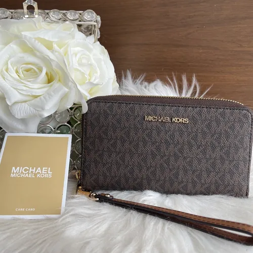 Cartera Michael Kors Original Mujer Mediana Cafe Con Correa