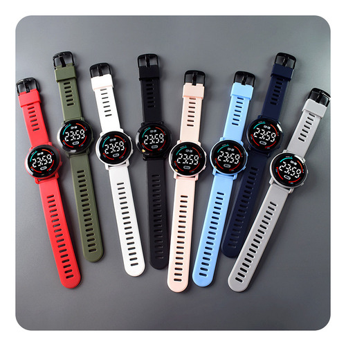 Hefu 20uds Estudiantes H6 Relojes Electrónico Led Redondo Mayoreo