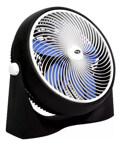 Turbo Ventilador Piso Y Pared Resistente Potencia 120 Watts Cantidad De Aspas 5 Color De La Estructura Negro Color De Las Aspas Azul Diámetro 52   Material De Las Aspas Plástico