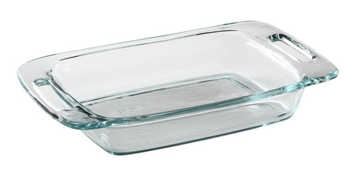 Fuente Rectangular Pyrex Vidrio Horno 2 Lts Easy Grab