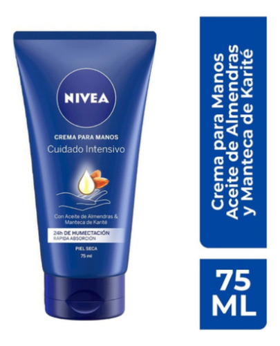 Crema Corporal Cuidado Intensivo Aceite De Almendras 75 Ml Almendras
