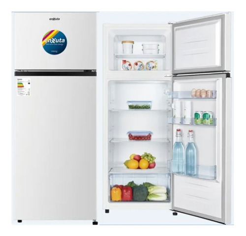Imagen 2 de 6 de Refrigerador Enxuta Con Freezer Frio Humedo 205 Lt