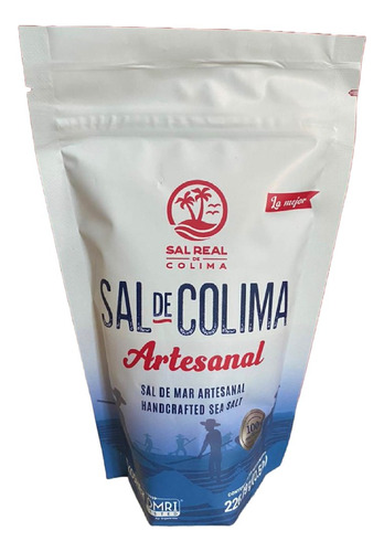 Sal De Mar En Grano Artesanal Y Natural Bolsa Ziploc 0.5 Lb