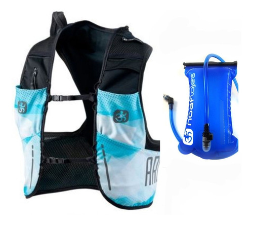 Imagen 1 de 10 de Chaleco Hidratación Arg. Noaf Bolsa Mochila Run No Salomon