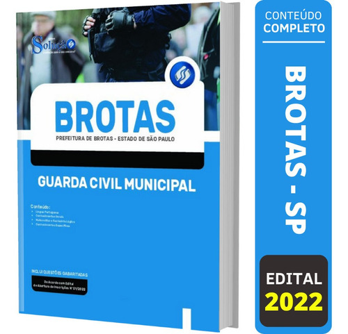 Apostila Prefeitura Brotas Sp 2022 - Guarda Civil Municipal