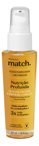 O Boticário Match Nutrição Profunda Óleo Capilar 50ml