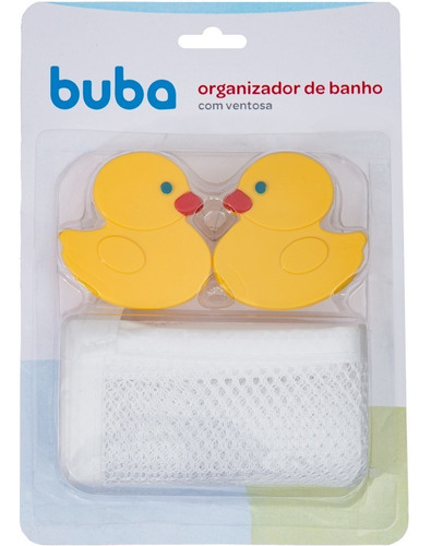 Saco Organizador P/ Brinquedos De Banho C/ Ventosa Patinhos 