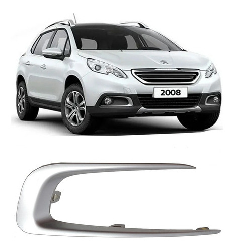 Moldura Farol Milha Peugeot 2008 2019 2020 2021 Peugeot