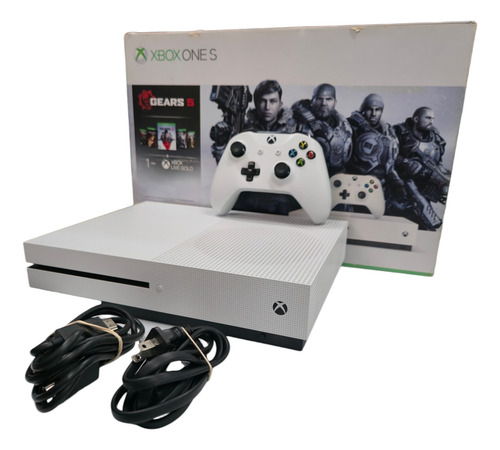 Xbox One S Standar 1tb Blanco Con Caja Blanco (Usado)