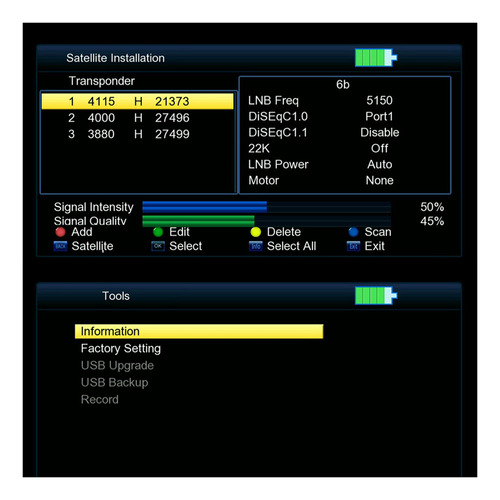 110-240v Digital V8 Buscador De Señal Satelital Hd 1080p Dvb