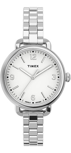 Reloj Timex Tw2u60300 Demi Para Mujer Blanco Estilo Estándar