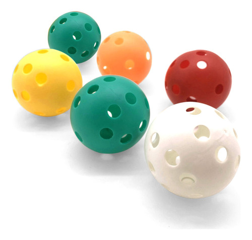 A 6 Bolas De Pickleballs For Uso En Interiores
