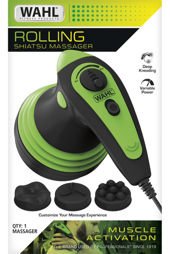 Masajeador De Mano Wahl Rolling Shiatsu 4239