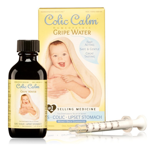 Colic Calm Homeopathic Gripe Water, Relief Of Gas, Colic And