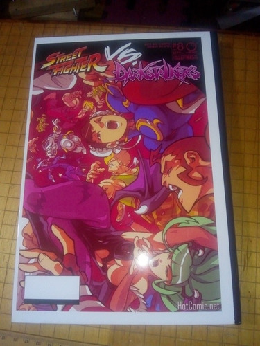 Imagen 3 de 5 de Cómic Libro Darkstalkers Vs Strett Fighters Pasta Dura