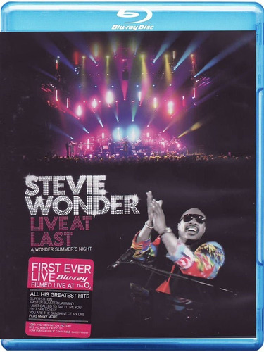 Wonder Stevie Live At Last Importado Bluray Nuevo