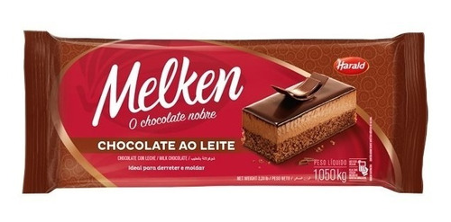 Imagem 1 de 1 de Chocolate Ao Leite Melken 1,050kg