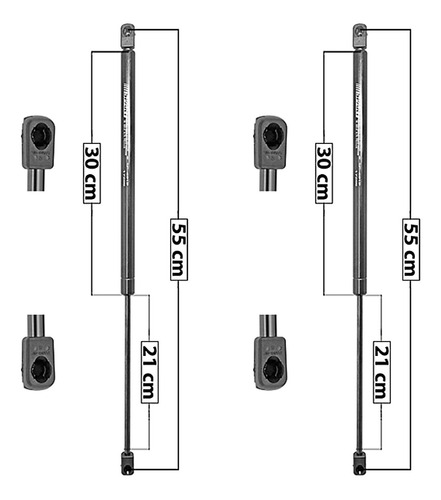 Par Amortiguadores 5ta Puerta Spart Chevrolet Zafira 2004