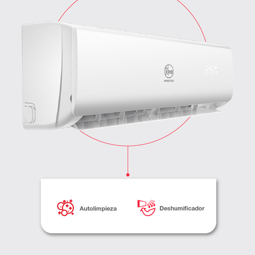 Minisplit Rheem Inverter 12000 Btus 220v Frio Y Calor 1 Ton