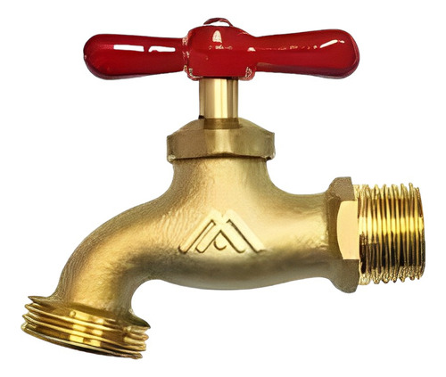 Llave De Agua 1/2 Bronce Con Pico Mayor Y Detal Oferta