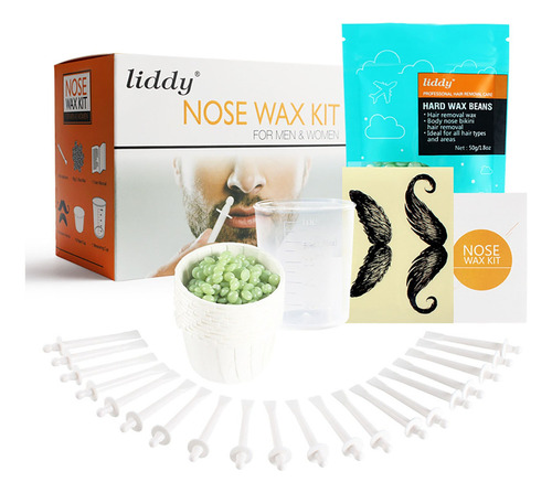 Kit De Depilación Nasal S Nose Wax Para Hombres Y Mujeres, S