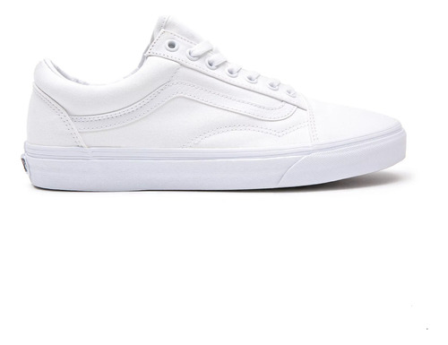 Tenis sin género Vans Old Skool color blanco - adulto 10.5 US