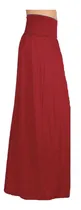 Comprar Polleras Largas De Mujer Tiro Alto Pollera Acampanada Art504