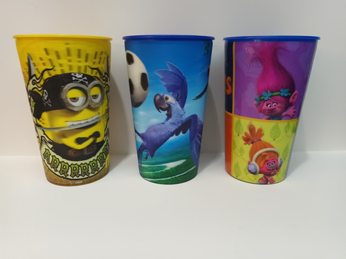 Vasos Cinepolis Intensamente, Minions, Wifi Ralhp, Trolls (Usado)