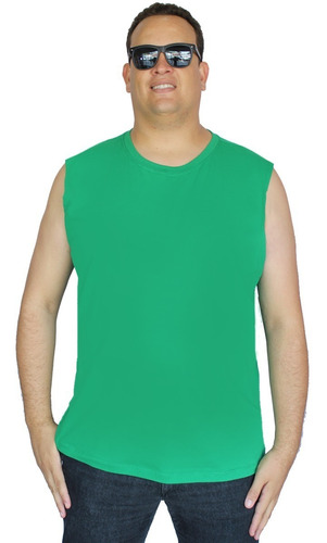 Imagem 1 de 6 de Kit 3 Regata Machão Plus Size Camiseta Grande Extr Masculina